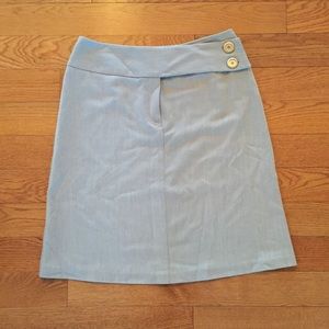 Adorable Light gray polyester/rayon pencil skirt